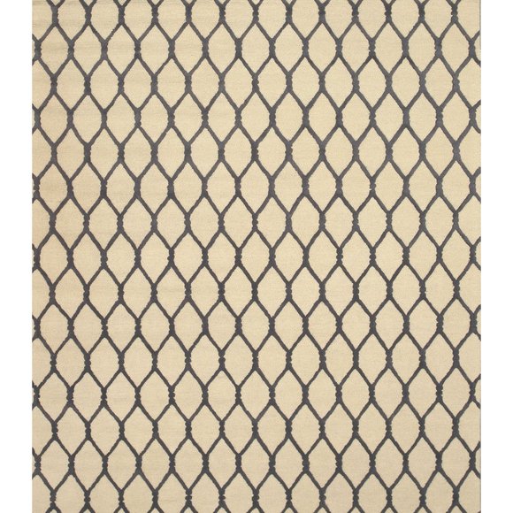 Chain-Link Radiance Hand-Tufted Wool Rug - Picture 1 of 3